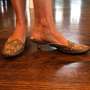 Matisse beaded mule